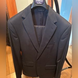 Coppley Men's Two Piece Suit - Blue Birdseye